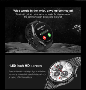 2024 latest M103 smartwatch monitoring men women fitness monitor 1.5'' round smart watch with earbuds and double straps