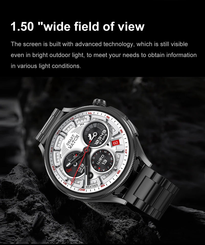 2024 latest M103 smartwatch monitoring men women fitness monitor 1.5'' round smart watch with earbuds and double straps