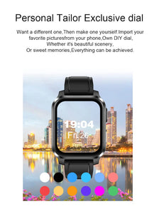 2022 Latest online smart watch wearable device  PPG AI medical diagnosis health care  prsessure oxygen band smartwatches