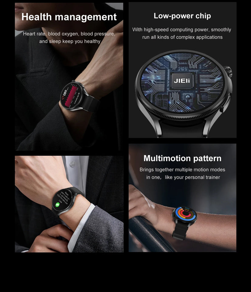 2024 latest M103 smartwatch monitoring men women fitness monitor 1.5'' round smart watch with earbuds and double straps
