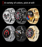 2024 latest M103 smartwatch monitoring men women fitness monitor 1.5'' round smart watch with earbuds and double straps