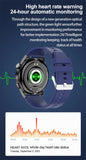 2024 Latest Health Smart Watch F320 with Laser Therapy Phone Call Blood Glucose Uric Acid and Lipid Monitoring Health Watch