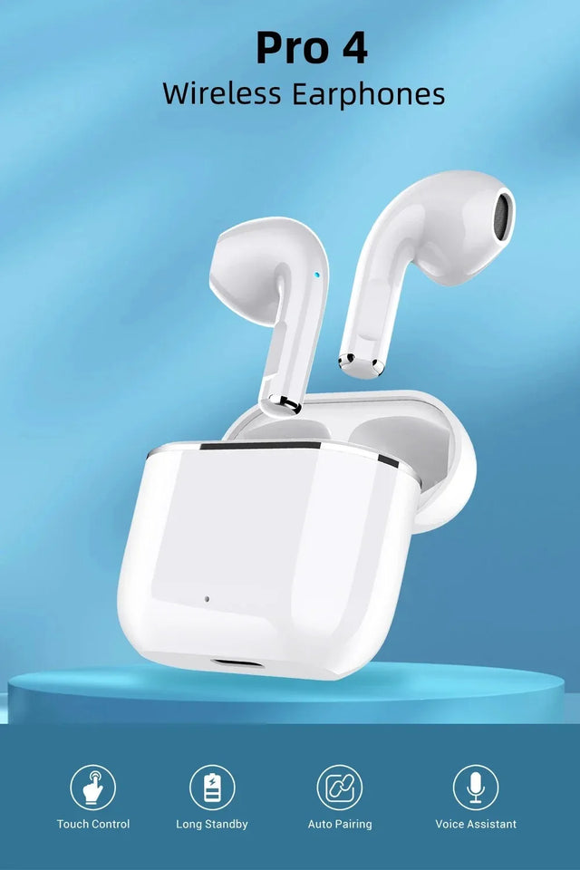 Lenovo Air Pro4 Wireless earphones Dual In Ear headphones Ultra Long Standby Running Bass Sport earburd music headset with Mic