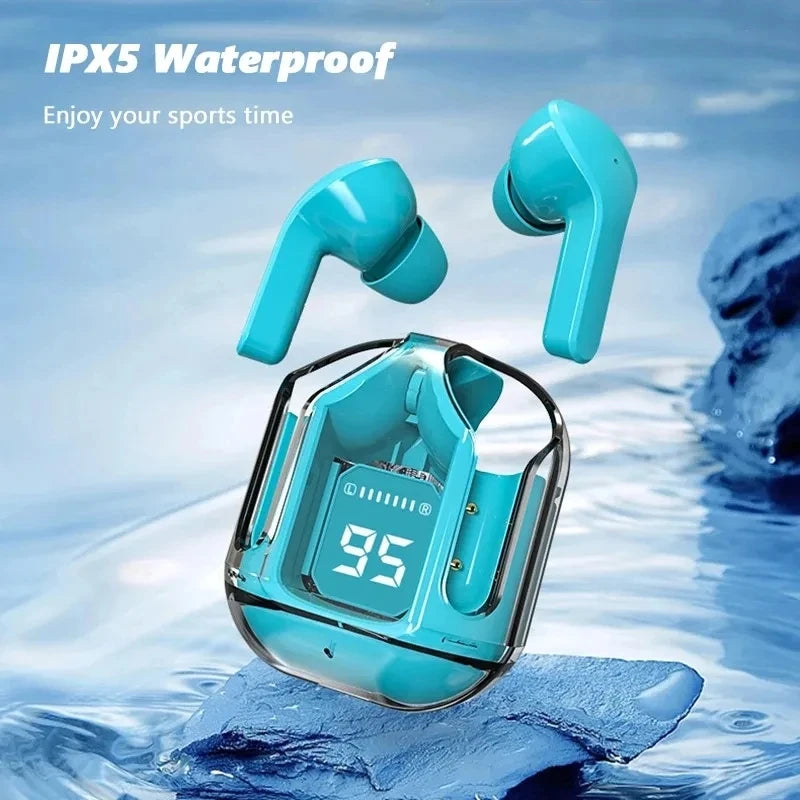 (Buy Earphone And Get: Protective Case + Lanyard)T2 Gaming Earbuds TWS Bluetooth 5.3 HIFI Bass Wireless Headphone Sports Headset