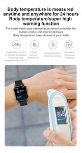 2022 Latest online smart watch wearable device  PPG AI medical diagnosis health care  prsessure oxygen band smartwatches