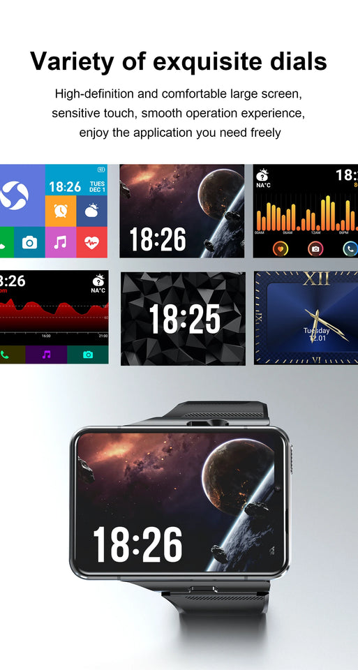 dropshipping 2022 latest 4G Android Smart Watch big display smart watch  4GB 64GB Dual   g36  Wifi Smartwatch 2300mah