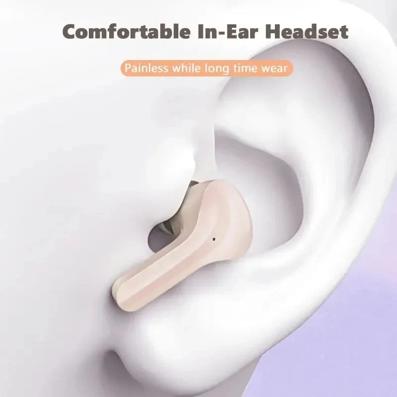 (Buy Earphone And Get: Protective Case + Lanyard)T2 Gaming Earbuds TWS Bluetooth 5.3 HIFI Bass Wireless Headphone Sports Headset