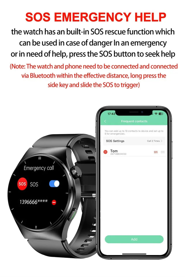 2024 Latest Health Smart Watch F320 with Laser Therapy Phone Call Blood Glucose Uric Acid and Lipid Monitoring Health Watch