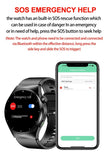 2024 Latest Health Smart Watch F320 with Laser Therapy Phone Call Blood Glucose Uric Acid and Lipid Monitoring Health Watch