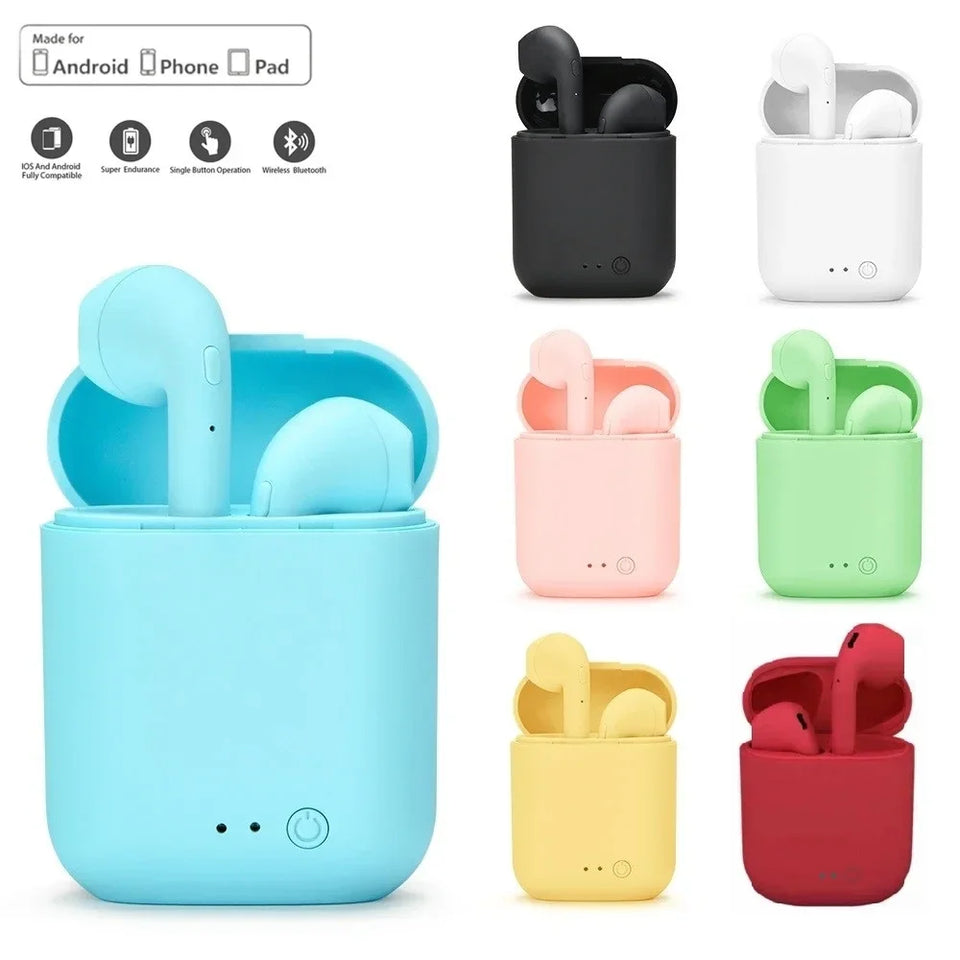 HOT Mini 2 TWS Earbuds Wireless Headphone i12 Bluetooth Earphone 5.0 Stereo Headset with Microphone for iPhone Android Phone