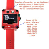 Latest Deauther Watch X Red Color Development Arduino Smart Watch With ESP8266 Deauther Software