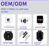 2024 latest M103 smartwatch monitoring men women fitness monitor 1.5'' round smart watch with earbuds and double straps