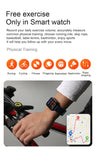 2022 Latest online smart watch wearable device  PPG AI medical diagnosis health care  prsessure oxygen band smartwatches