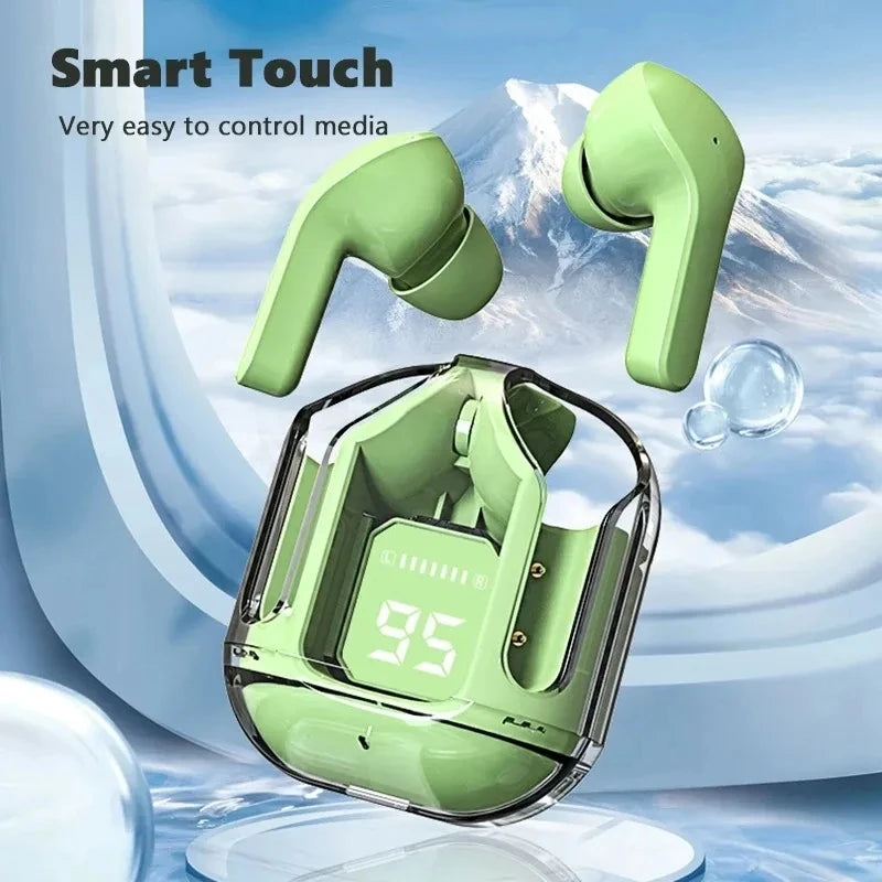 (Buy Earphone And Get: Protective Case + Lanyard)T2 Gaming Earbuds TWS Bluetooth 5.3 HIFI Bass Wireless Headphone Sports Headset