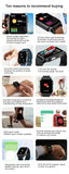 2022 Latest online smart watch wearable device  PPG AI medical diagnosis health care  prsessure oxygen band smartwatches