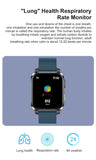 2022 Latest online smart watch wearable device  PPG AI medical diagnosis health care  prsessure oxygen band smartwatches