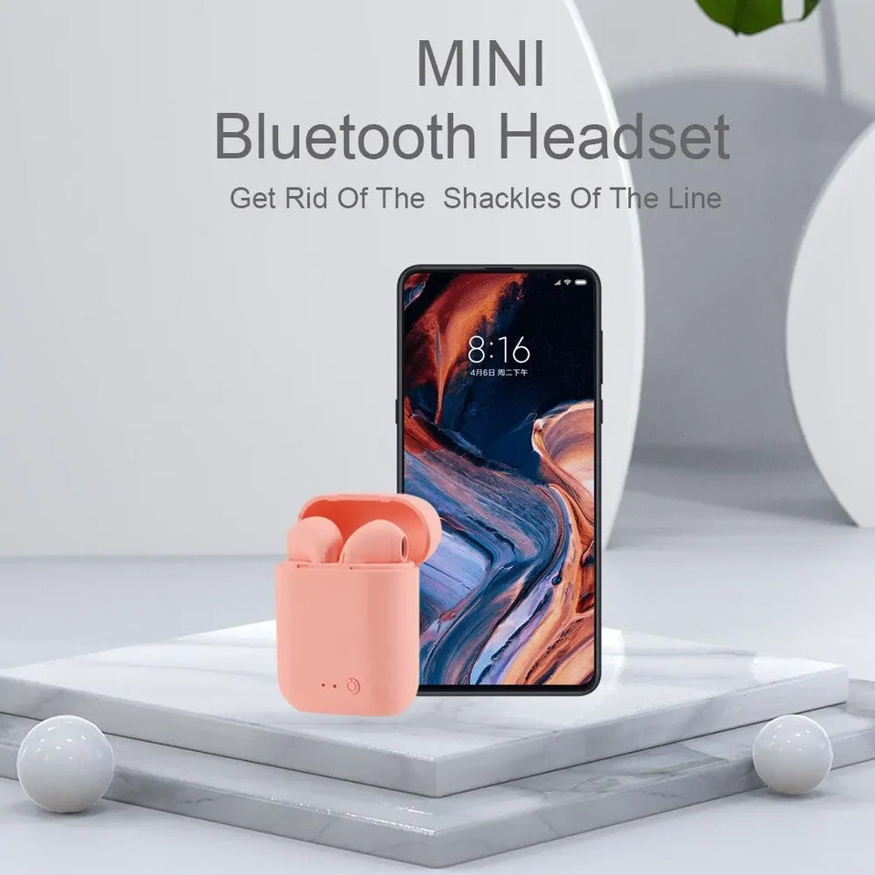 HOT Mini 2 TWS Earbuds Wireless Headphone i12 Bluetooth Earphone 5.0 Stereo Headset with Microphone for iPhone Android Phone