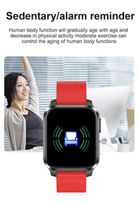 2022 Latest online smart watch wearable device  PPG AI medical diagnosis health care  prsessure oxygen band smartwatches