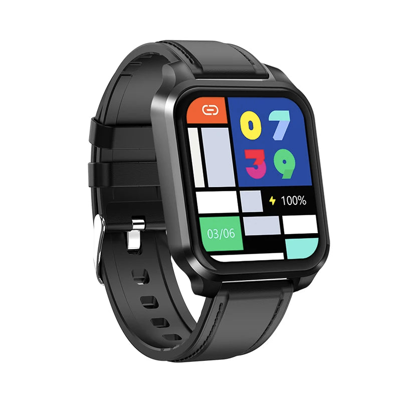 2022 Latest online smart watch wearable device  PPG AI medical diagnosis health care  prsessure oxygen band smartwatches